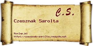 Czesznak Sarolta névjegykártya